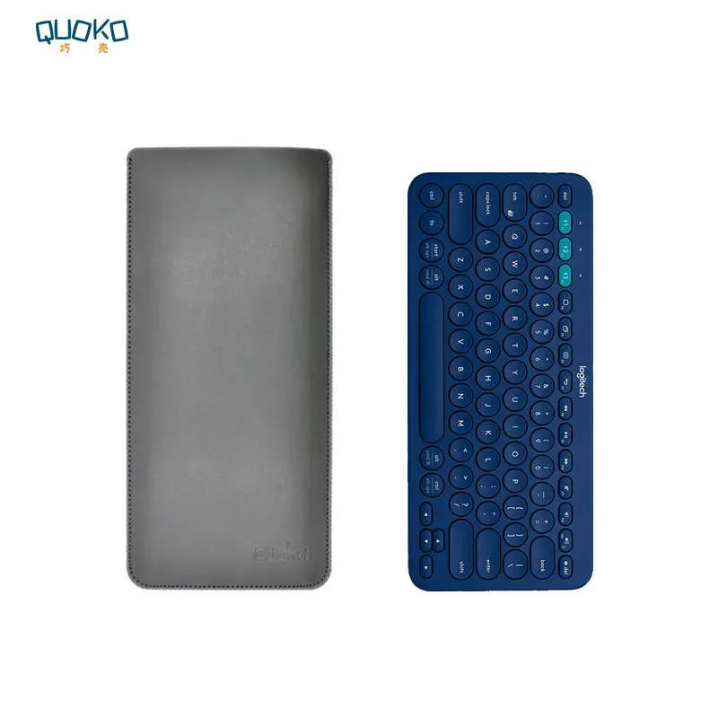 

Arrival selling ultra-thin super slim sleeve pouch cover,microfiber leather Keyboard sleeve case for Logitech K380 Keyboard