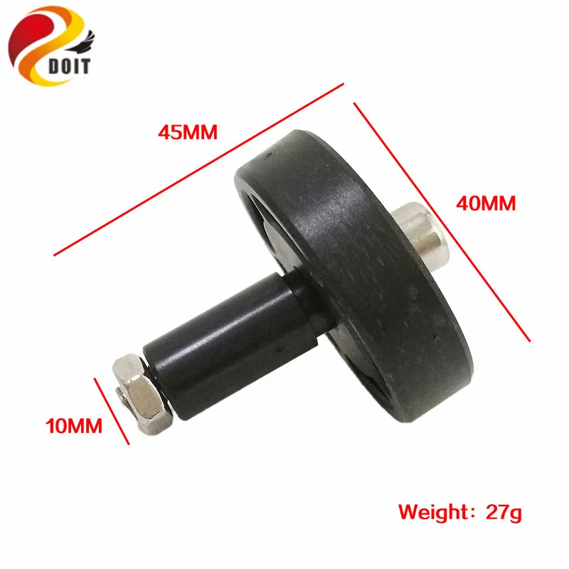 Accessorio per auto con ruota del serbatoio con ruota cingolata in plastica da 2 pezzi per telaio del serbatoio RC giocattolo RC fai da te