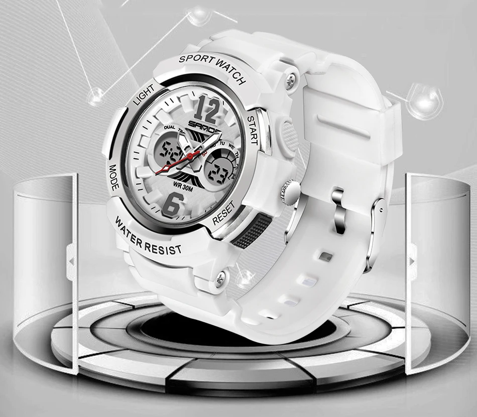 Women's LED Digital Sports Watch description 11