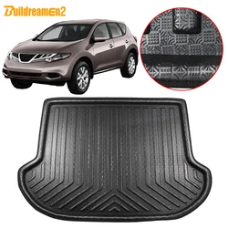 Buildreamen2 For Nissan Murano Z51 Car Tail Trunk Mat Boot Tray Liner Floor Cargo Carpet Mud Pad 2009 2010 2011 2012 2013 2014