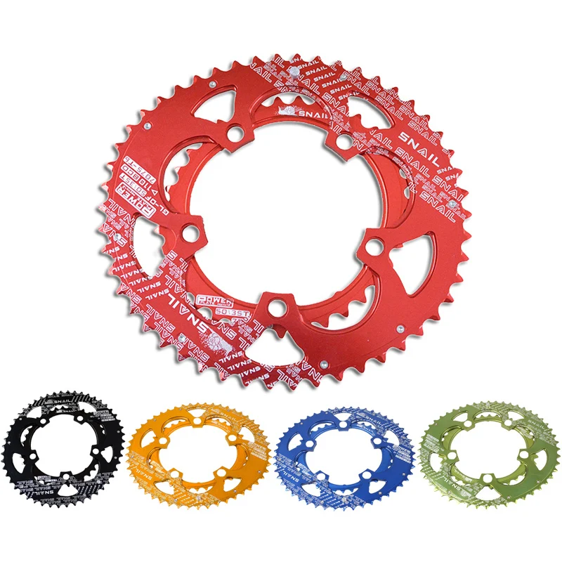 Bicycle parts 7075-T6 Aerospace aluminum Chainring 110BCD Oval 50/35T Chainwheel Ultralight Ellipse Climbing Power Chainwheel