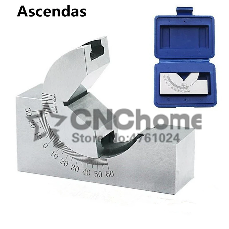 Precisão 060 Grau Placa de Ângulo Ângulo do Bloco Medidor de Ângulo Pcs Ap46