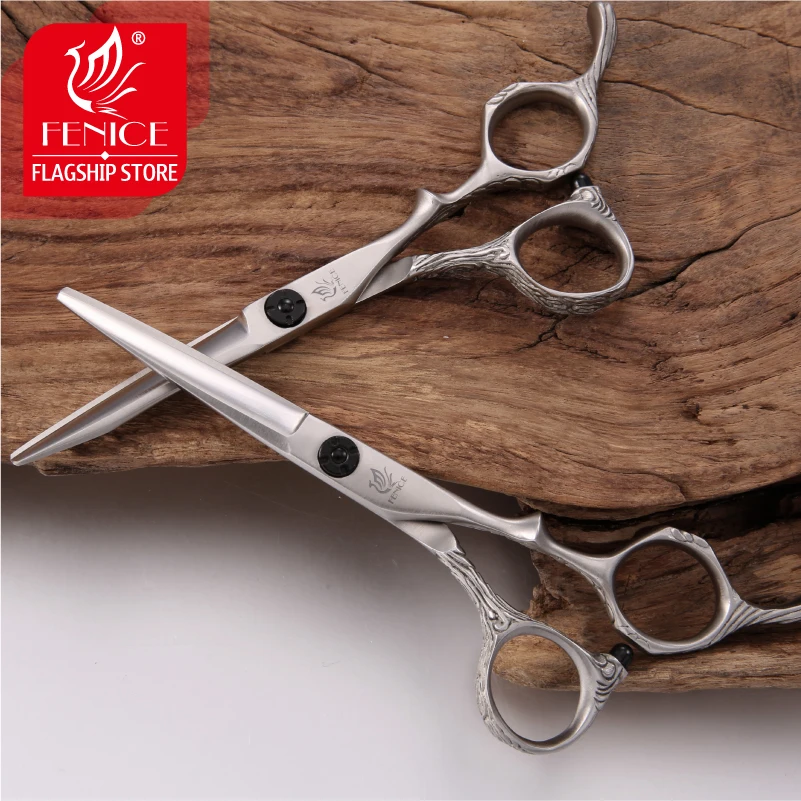 Fenice Professional Sheers JP440c 5.5/6/7 inch Exquisite Handle Hair Cutter Barber Salon Hairstylist Tool Cutting Scissors