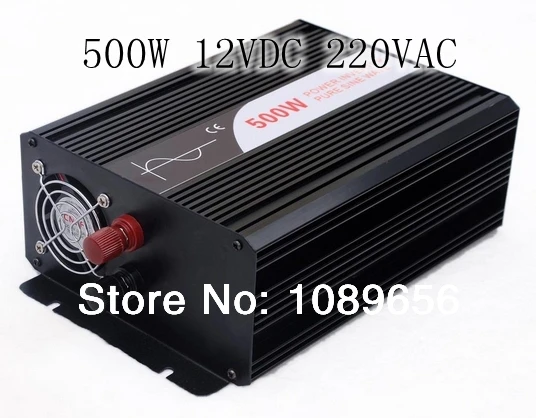 

high quality 500w Pure Sine Wave Power Inverter 12VDC to 220VAC dc 12v to ac 220v Power inverter Car Inverter Converter