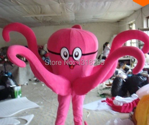 

MASCOT Pink Octopus mascot costume fancy dress custom fancy costume cosplay theme mascotte carnival costume kits