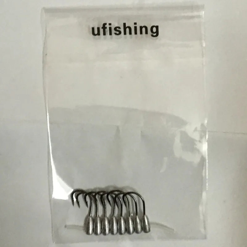 Ufishing Japan Overturned Fishing Hook Titanium Tungsten Barbed Fishhook Tin Jig Head Hooks New Fishing Tackle