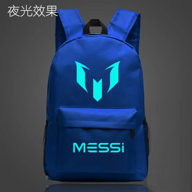 Logo Messi Backpack Bag Men Boys Barcelona Travel Bag Teenagers School Gift Kids Bagpack Mochila Bolsas Escolar