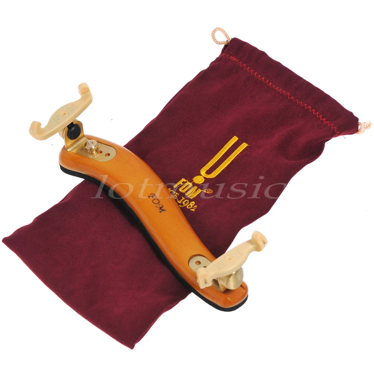 10Pcs Fom Wood Violin Shoulder Rest Support 1/4/1/2 string FOM Wood Violin Shoulder Rest 1/4/1/2 With Bag