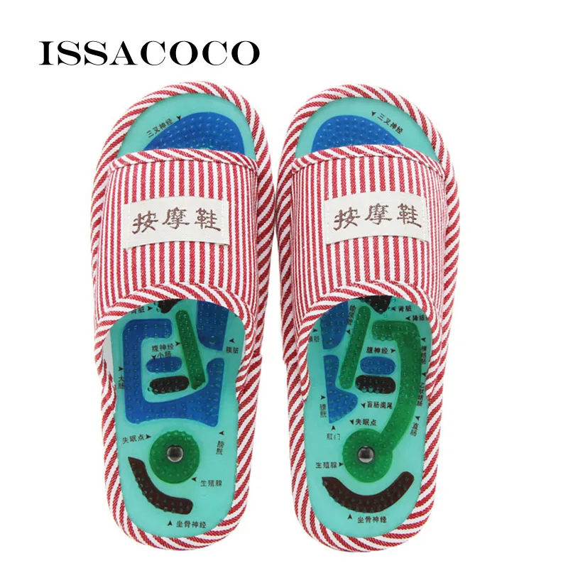 ISSACOCO Women Slippers Sandals Shoes Fashion Indoor Home Slippers Foot Massage Slippers With Magnet Brand Shoe Woman Flip Flop
