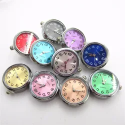 6pcs/lot Mix Color Watch Face Click Snap Buttons for 18mm Snap Bracelet&Bangles DIY Snap Jewelry Interchangeable Buttons