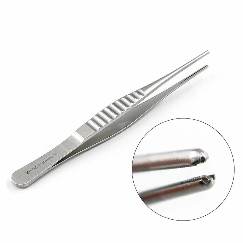 Non-Invasive Tweezers Plastic Surgery Equipment Concave And Convex Surgery Tools Plastic Tweezers 14/16cm