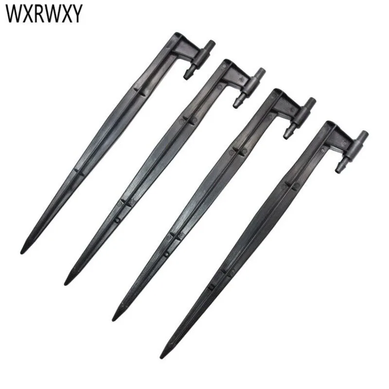 Micro nozzle Pin Holder for Garden Sprinkler Spray Micro Drip Irrigation Stand Support Connect 1/4'' Hose Watering 5pcs