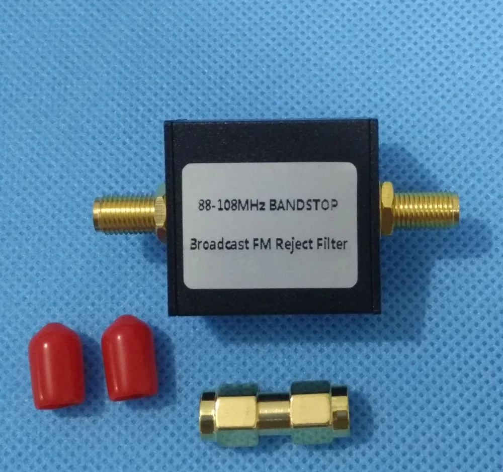 Broadcast FM Band Stop Filter 88 - 108 MHz FM Trap for SDR rtl std hackrf