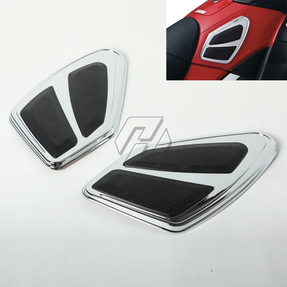 chrome Motorcycle tank guard trim cover case for HONDA Goldwing 1800 GL1800 F6B 2012-2017