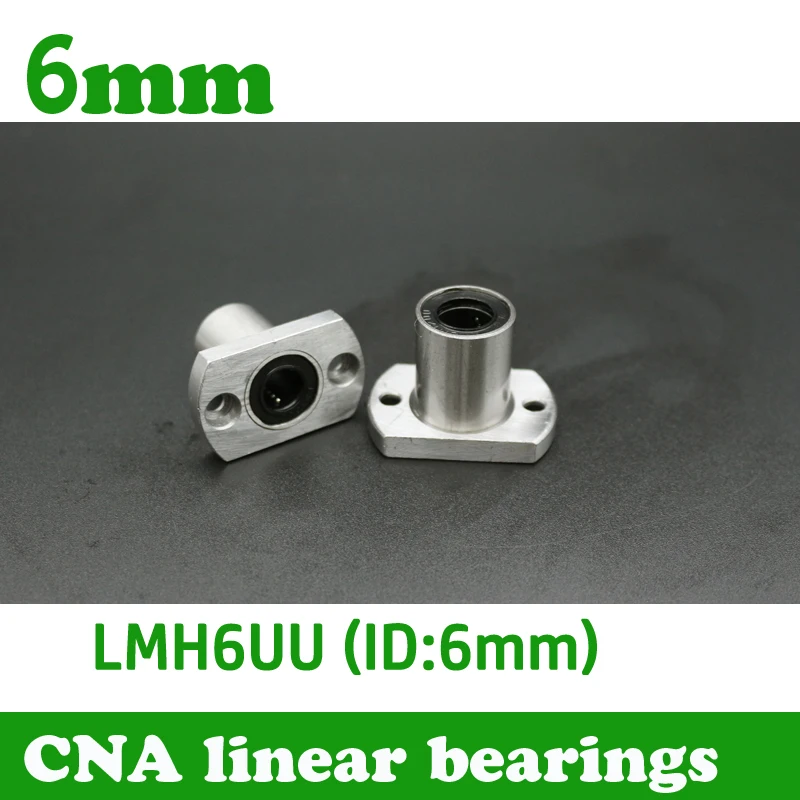 

4pcs/lot Free Shipping LMH6UU 6mm Flange Linear Bearing CNC Linear Bush LMH6