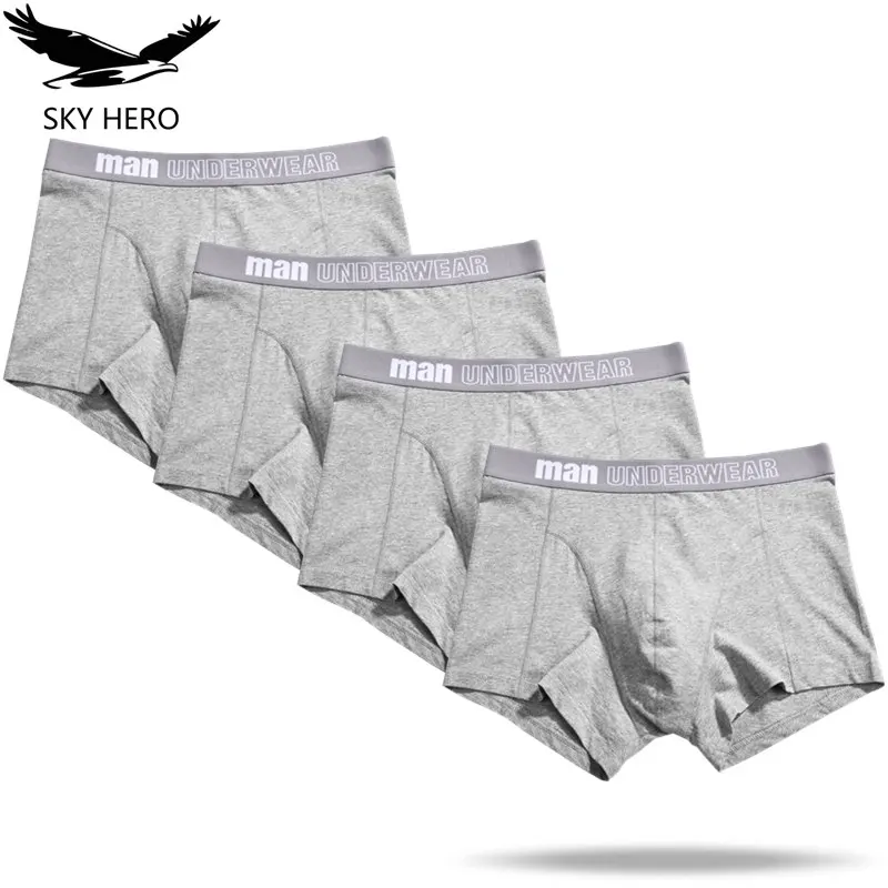 4pcs/set Male Panties Boxer Mens Underwear Boxers Underpants Cotton Boxershorts Homme Slip Calzoncillos Hombre for Man