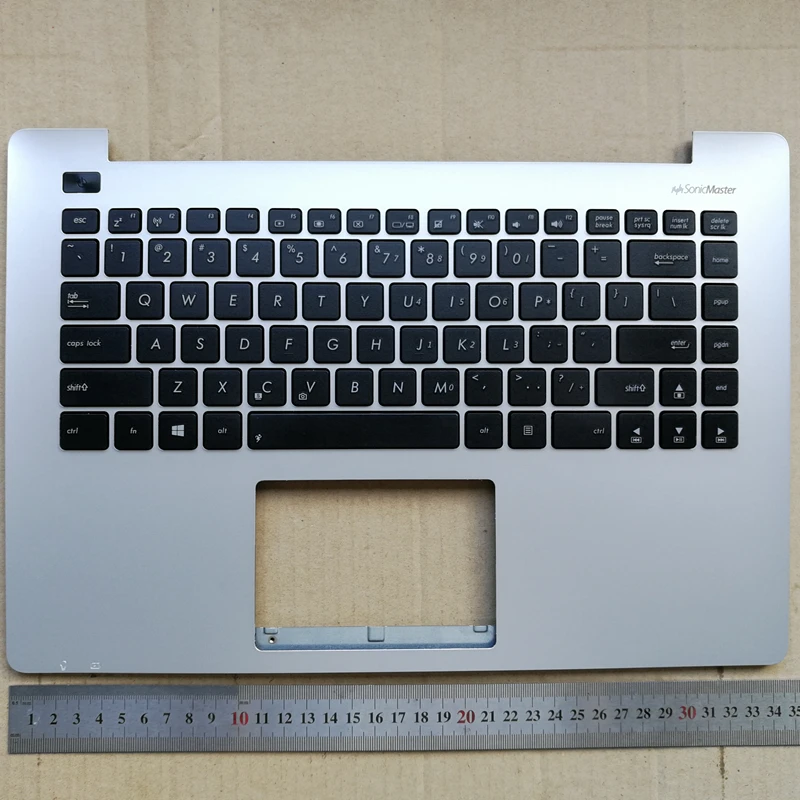 US new laptop keyboard with touchpad palmrest for ASUS X403 x403m X403MA X453MA x453sa 13NB04W3AP0101