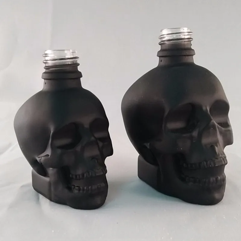 30ml skull shape glass dropper bottle for e-juice head glass eliquid dropper bottle Glass Dropper Bottle Jars Vials With Pipette