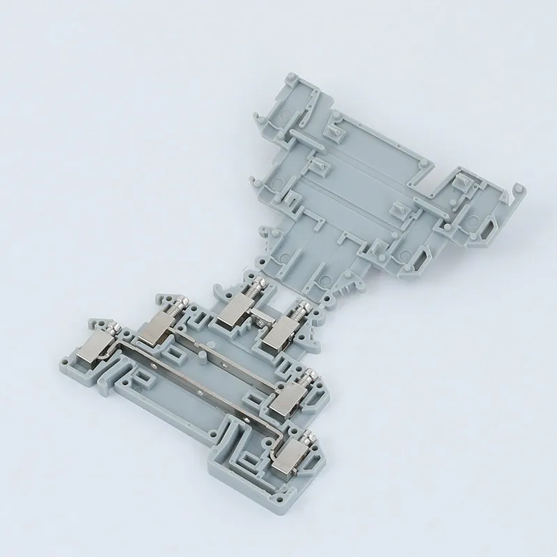 

10pcs DIKD 1.5 Type Din Rail 3-level Wiring Fast Connector Conductor Thin Modular Screw Terminal Blocks DIKD-1.5