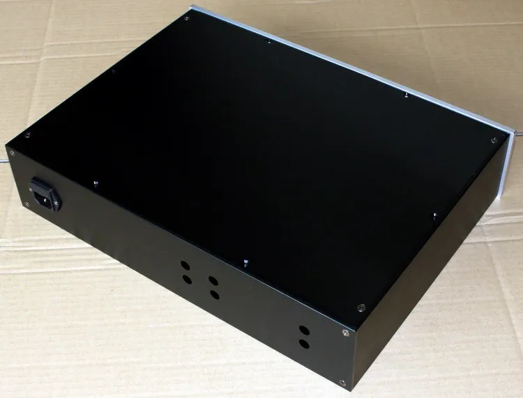 KYYSLB WA51 อลูมิเนียมเครื่องขยายเสียงแชสซี Pre-amplifier DAC ถอดรหัสที่อยู่อาศัยอลูมิเนียมเครื่องขยายเสียงกรณี
