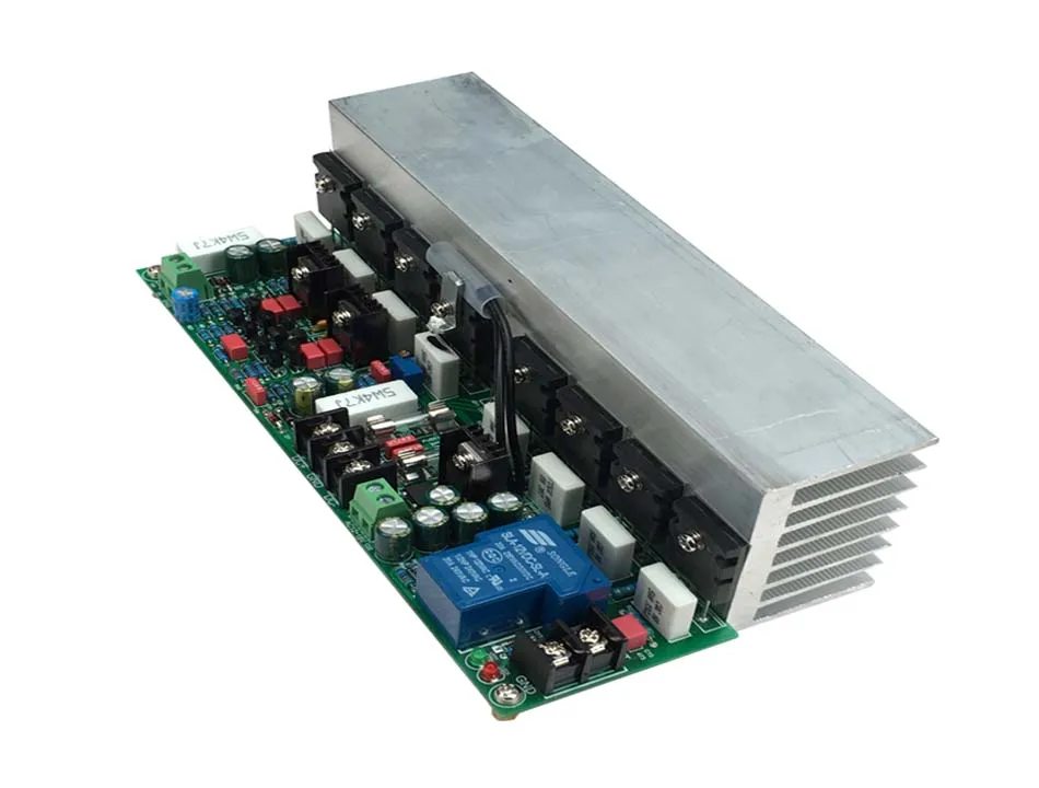 500W mono C5200 / A1943 symmetric HIFI fever amplifier tube A level B amplifier board radiator