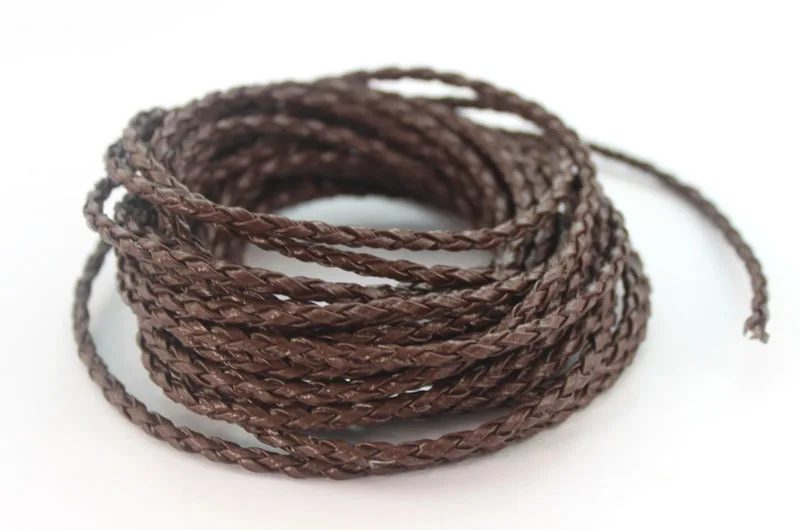 20 Meters of coffee artifical leather cord 3mm #22957