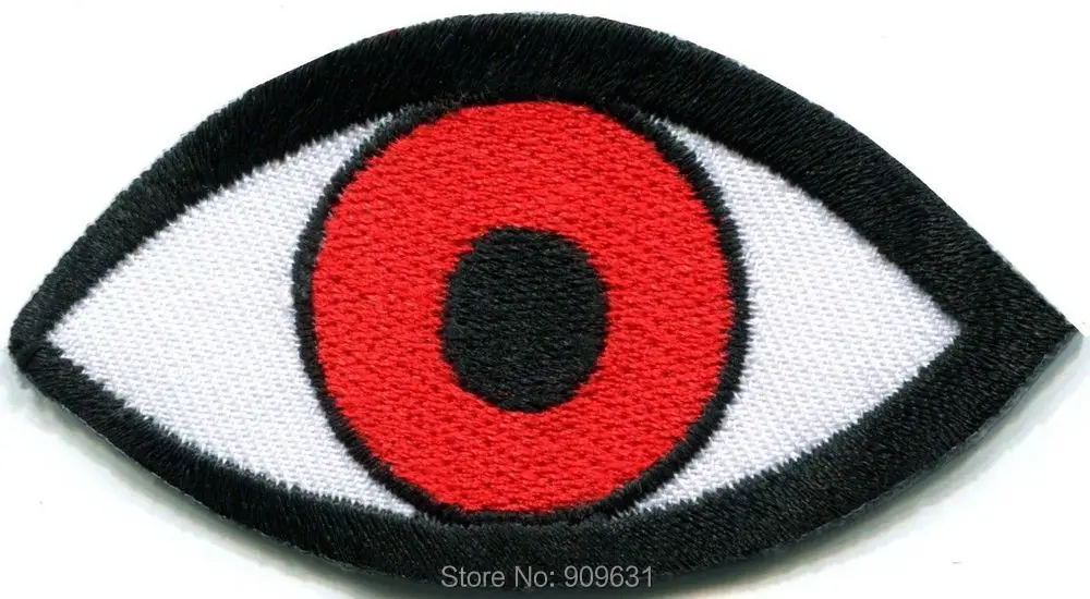 

Eye eyeball tattoo biker horror goth punk emo retro applique iron-on patch