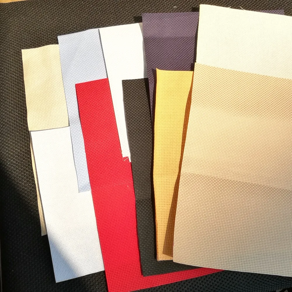 生地20x20cm,5個を超えるランダムな色の生地,クロスステッチ,10カラット,28カラット,40カラット