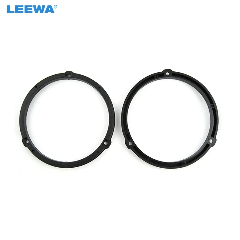 

LEEWA 2pcs 6.5" Car Stereo Speaker Spacker Mat For Peugeot 508 308 2008 Plates Bracket Spacers Refit Holder Rings #CA6028