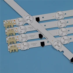 9 lampade Striscia di Retroilluminazione A LED Per Samsung UE32F4000AW UE32F5000AK UE32F5000AW UE32F6400AK UE32F6400AW Bar Kit Televisione HA CONDOTTO LA Fascia