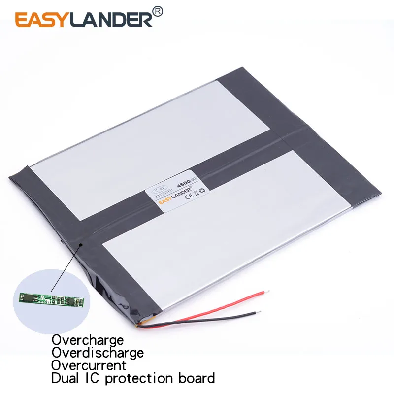 10 قطعة/الوحدة 7.4 فولت ، 4500 مللي أمبير 33125160 بوليمر بطارية ليثيوم أيون ل U30GT 1 / 2 رباعية النواة ؛ U30GT ثنائي النواة اللوحي Sanei N10