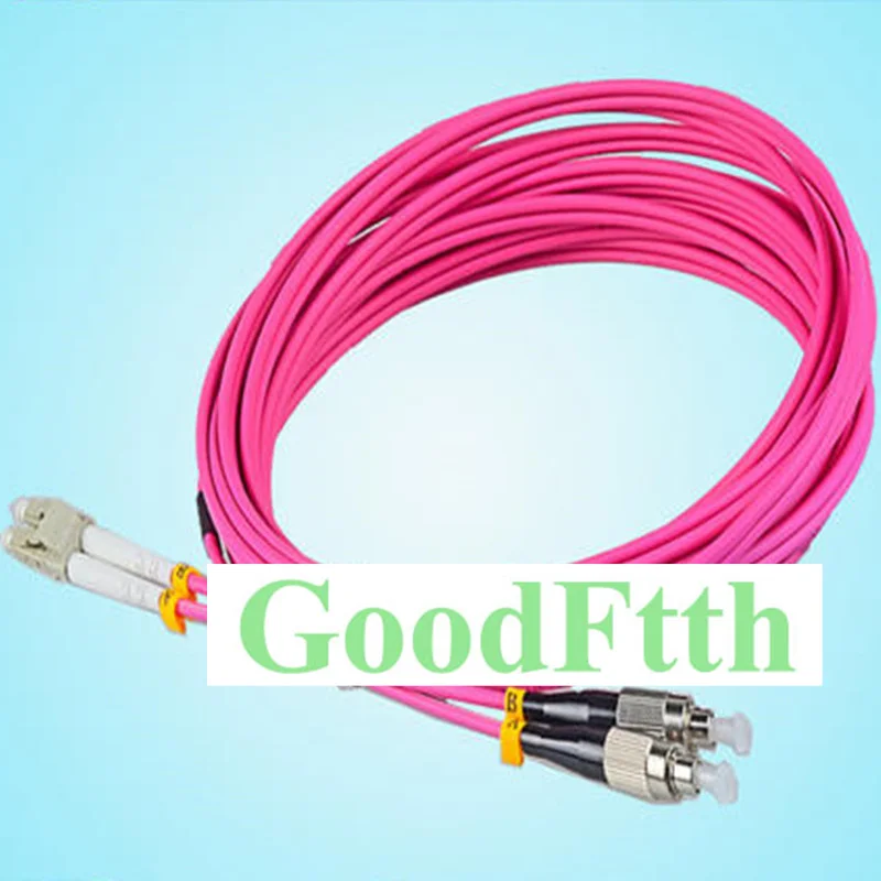 

Fiber Patch Cords FC-LC LC-FC OM4 Duplex GoodFtth 1m 2m 3m 4m 5m 6m 7m 8m 10m 15m 6pcs/Lot