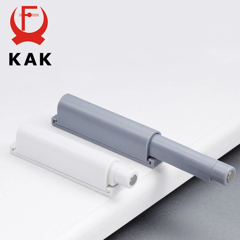 KAK 4pcs/lot Push To Open System Damper Buffer For Cabinet Door Cupboard Catch With Magnet For Home Kitchen Furniture Hardware