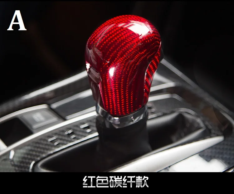 

Fit for honda for civic 2016 carbon fiber shift knob gear lever gear head handball