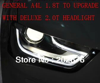 

FREE SHIPPING, 2013 CHA B9 A4L DELUXE EQUIPED ANGEL EYE HEADLIGHT HEADLAMP WITH LED DAYLIGHT,TO UPGRADE GENERAL B9 A4L, FOR AUDI