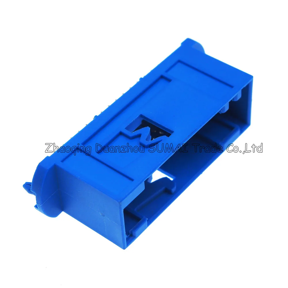 Blue 32 Pin male Instrument plug,Auto oil to gas modified computer PC connector for Tyco for VW Audi BMW etc.