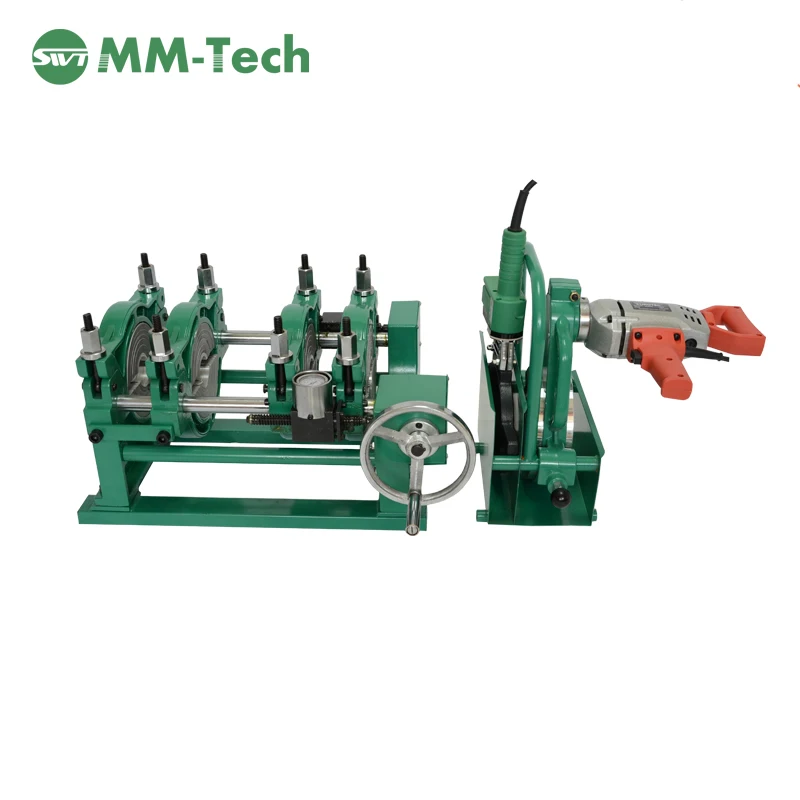 

SWT-200/50MS Manual 50 To 200mm 2 Clamp Hand Push HDPE Butt Fusion Welding Jointing Machine