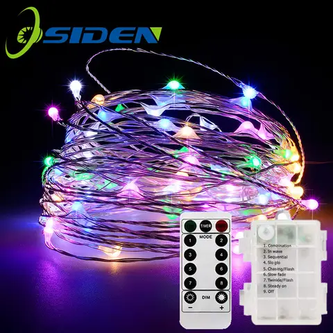 33Ft 100 LED Fairy String Lights with Remote OSIDEN