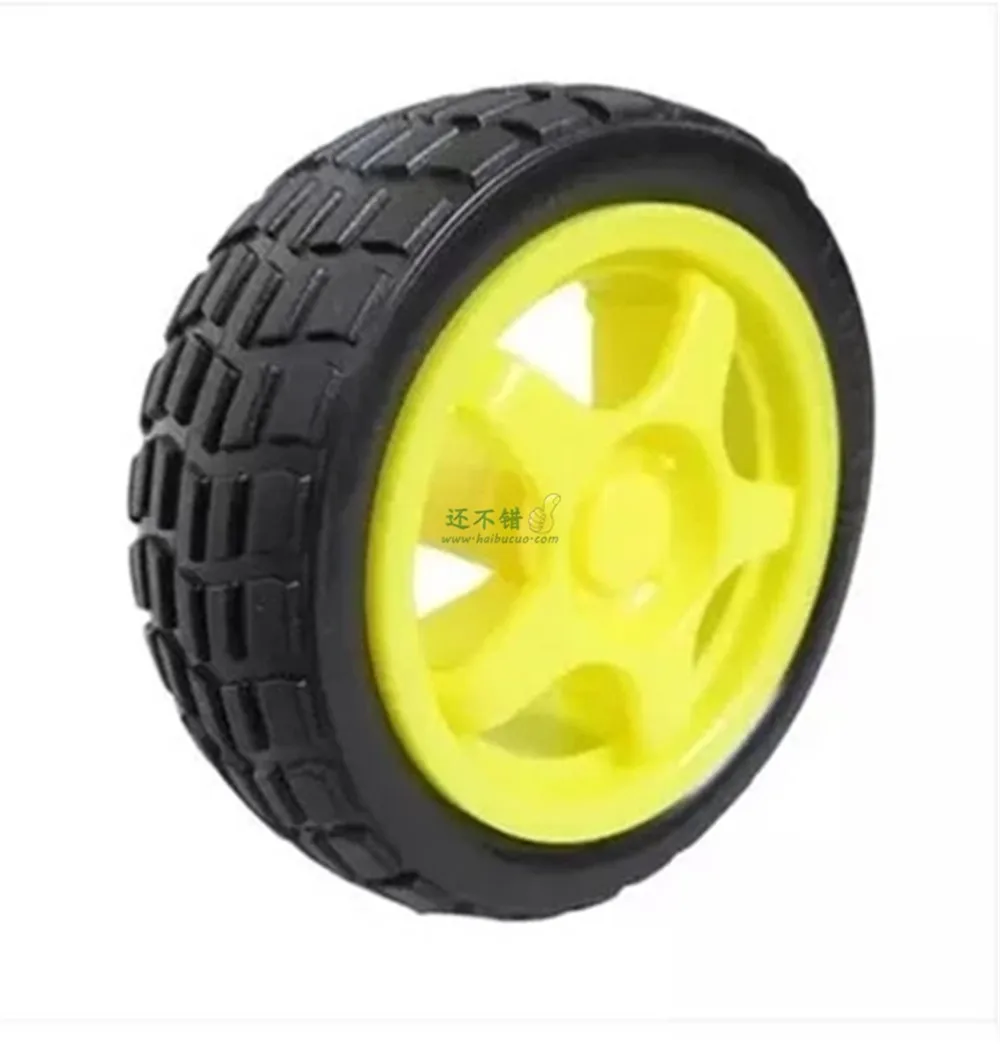 

Smart Racing Car Part Model Robot Plastic Tire Wheel 65x26mm for arduino