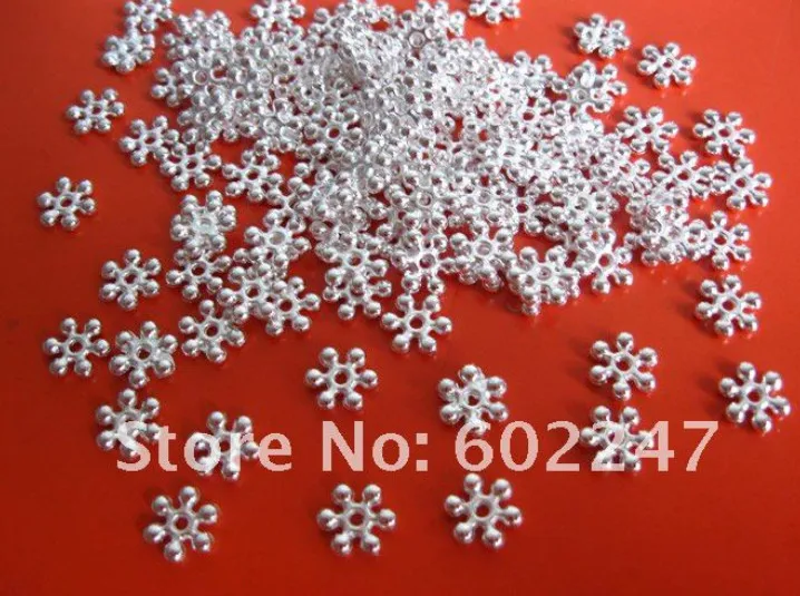 

Free shipping! 6mm Wholesales snowflake spacer beads, Flower Spacer Findings, 1000pcs/lot