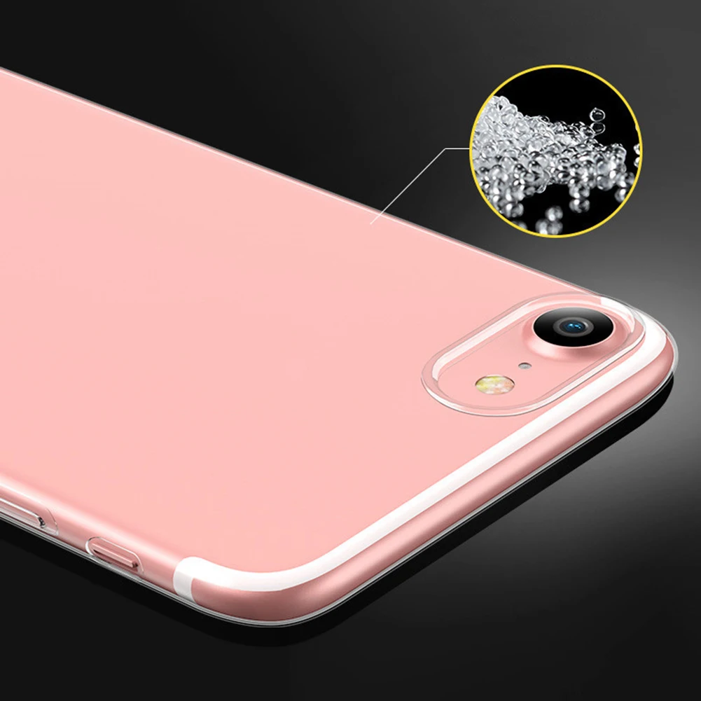 Nowy przyjazd Ultra-slim przezroczyste TPU telefon skrzynki pokrywa dla iPhone X/XS/XS Max/7/8/7P/6/6S