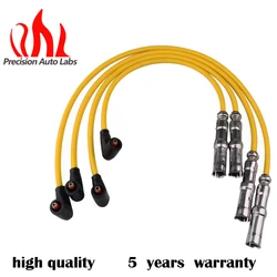 8mm Racing Ignition Spark Plug Wire Set For Volkswagen Jetta Golf Beetle 2.0L 27588 VWC03 CH74211 QW1493 35-4413 Car Accessories