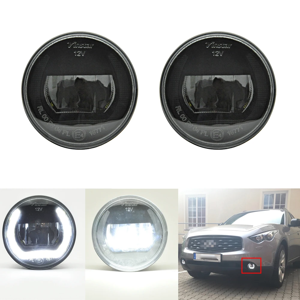 

E4 High Power Led DRL Daytime Running Light Fog Light for Infiniti QX50 Q60 Q70 QX70 Nissan Sentra Altima Rogue Maxima versa