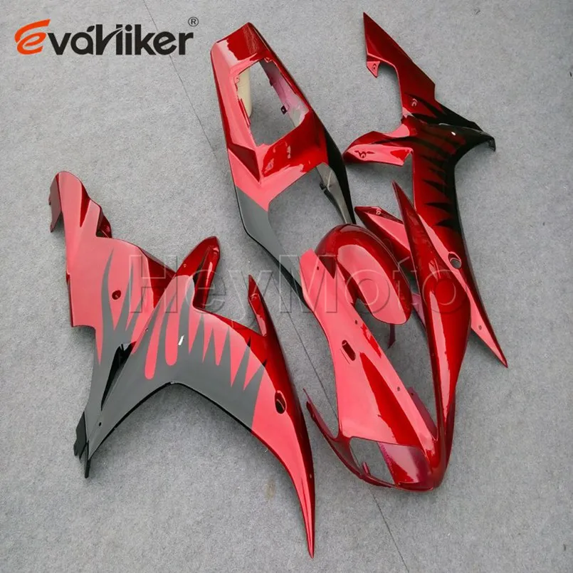 ABS Plastic fairing for YZFR1 2002 2003  red black YZF R1 02 03 motorcycle bodywork kit Injection mold