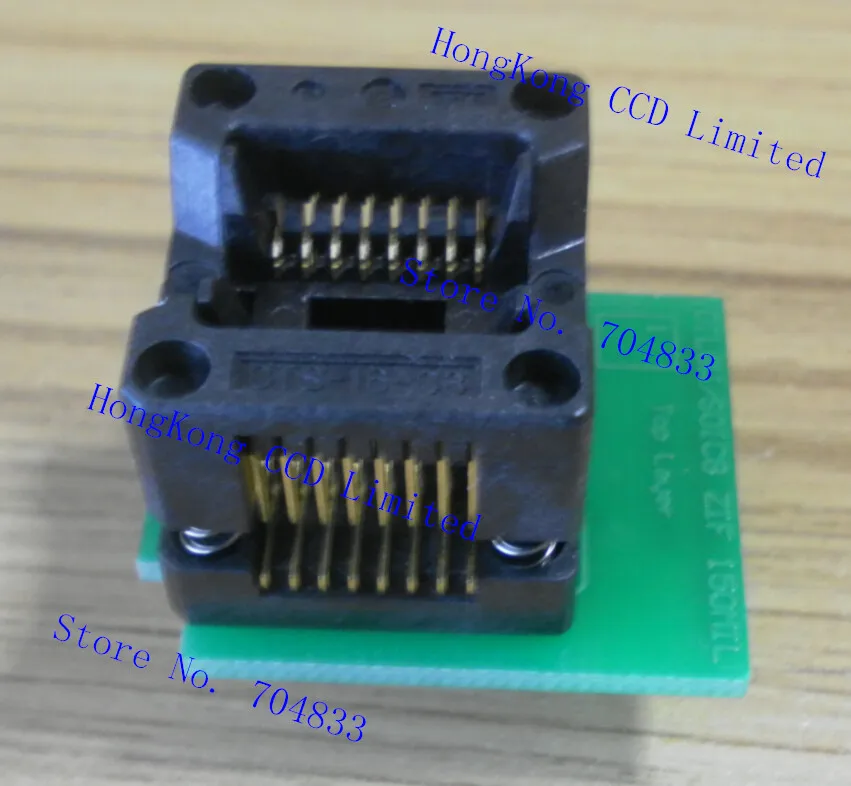 

DIL8W/SOIC8 ZIF 150MIL IC Test Socket OTS-16-03 SOP16 to DIP16