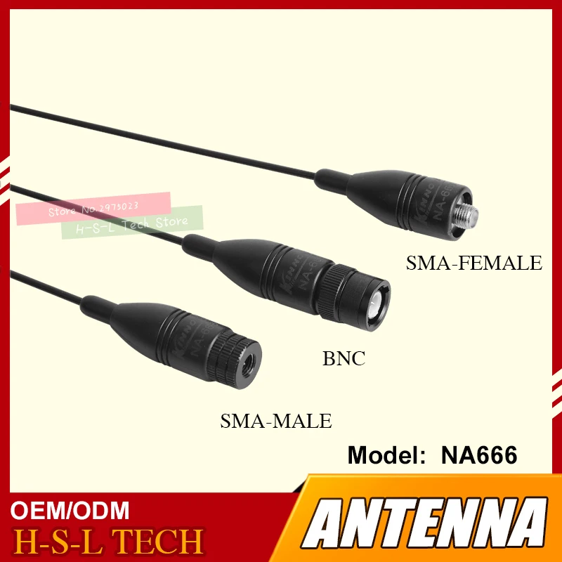 SMA-MALE SMA-FEMALE BNC VHF/UHF Dual Band High Gain Antenna For Two Way Radio 144/430MHz Walkie Talkie Antenna For Baofeng HYT