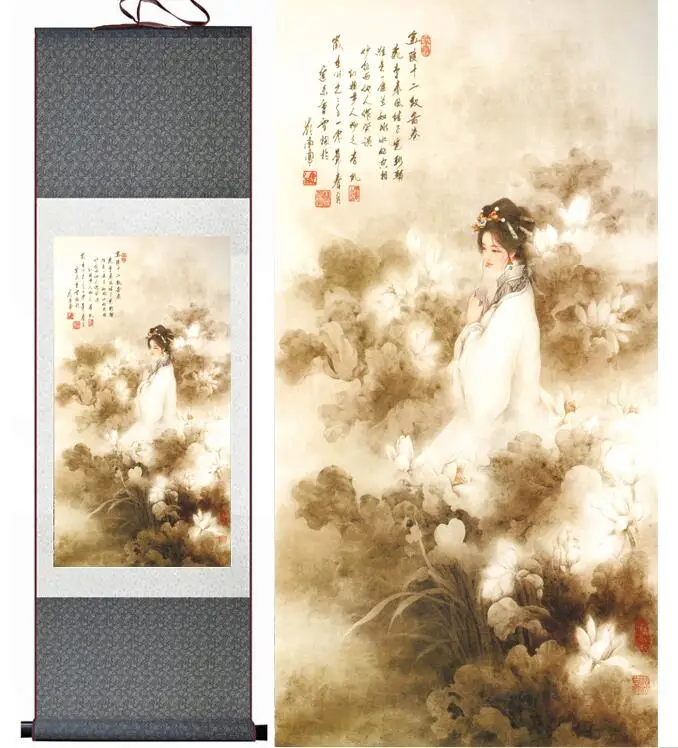 

A Dream of Red Mansions Traditional Chinese painting Home Office Decoration painting Liwan painting