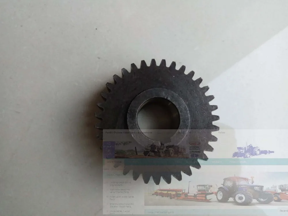 gear for power put off for Hebei Xingtai XT180 tractor, part number: