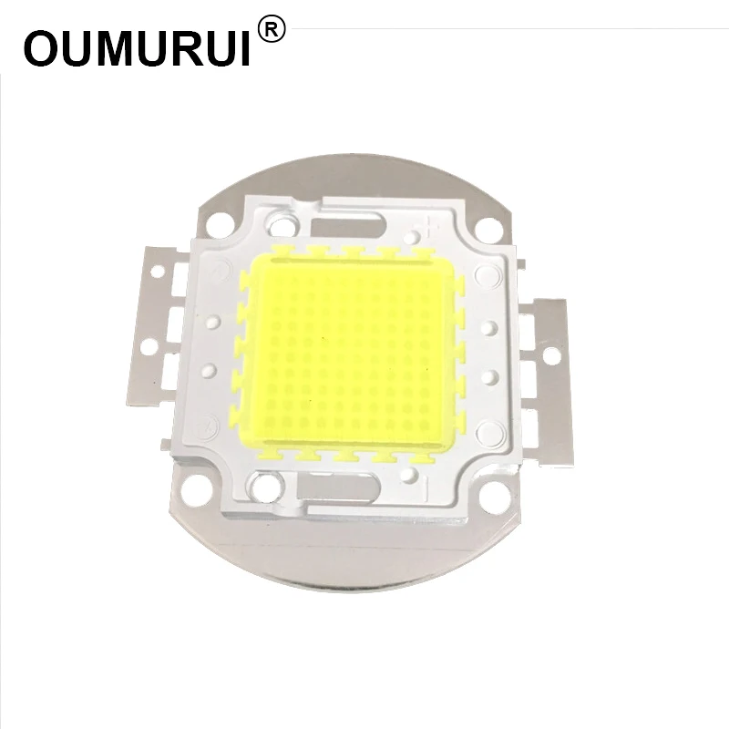 

5pcs 100W LED COB Chip White 6000k Warm 3000k High power Lamp floodlight 3500mA 32.0-34.0V 10000-11000LM 45mil