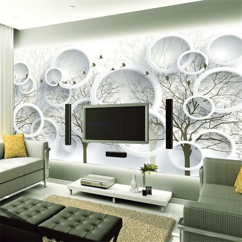 

beibehang Tv background 3d wall paper mural Customize murals papel de parede photo wallpaper roll butterflies large wall murals